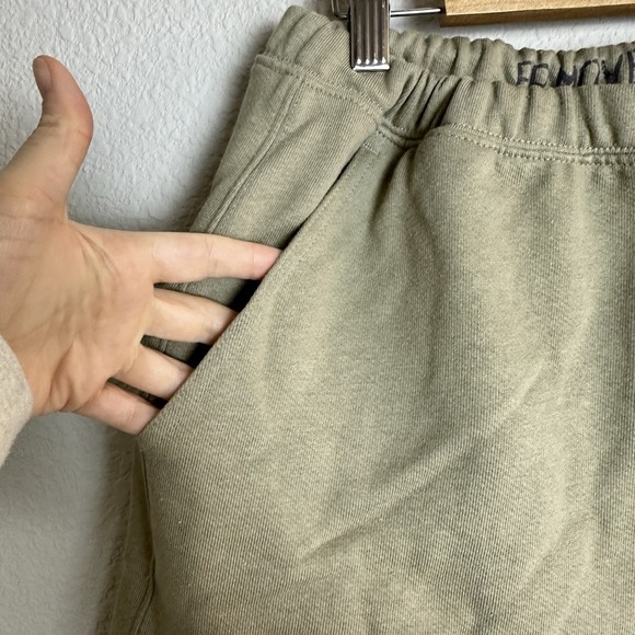 NEW Free People FP Movement For the Win Long Shorts Brown Logo Size Medium - Picture 4 of 8